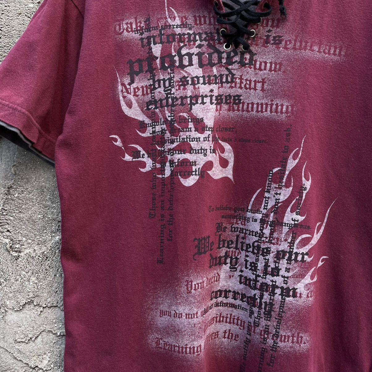 Japanese Brand Y2K punk poem lace up Size US M / EU 48-50 / 2 - 3 Thumbnail