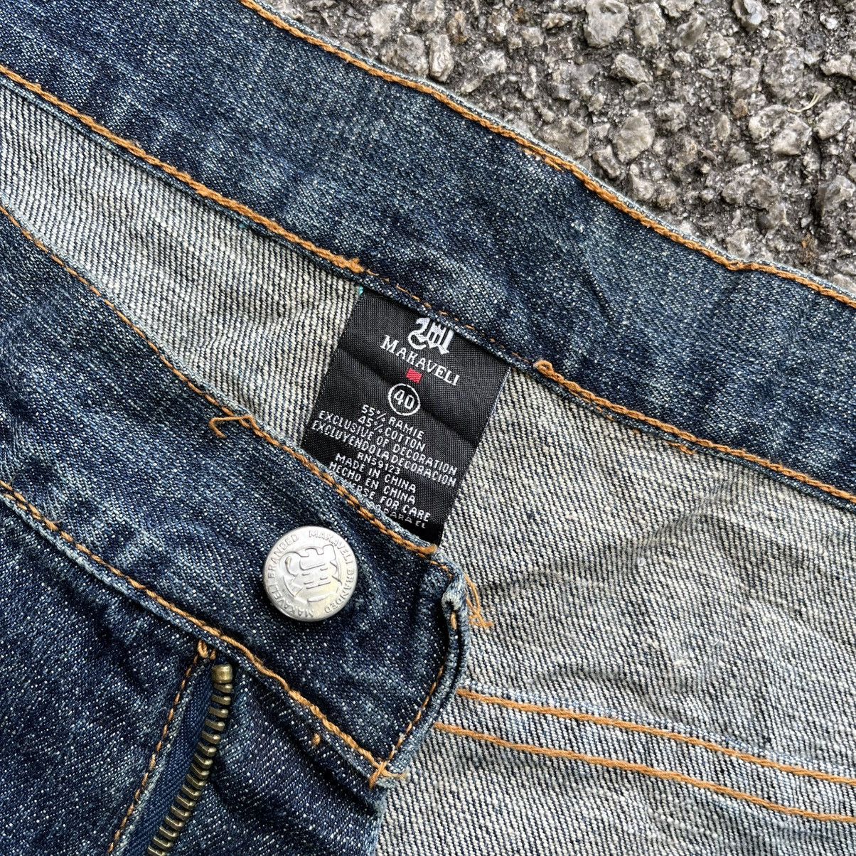 Southpole RARE Vintage Y2K Makaveli Tupac Baggy Denim Printed Jeans Size US 40 / EU 56 - 8 Thumbnail