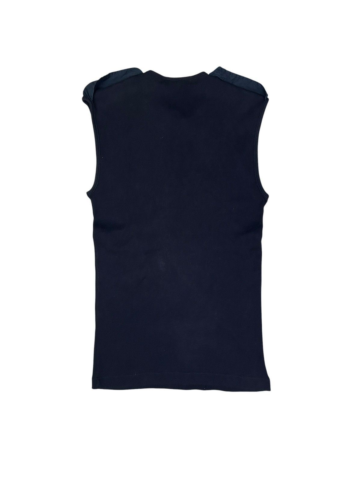 Dirk Bikkembergs 90s Epaulette Sleeveless T Shirt Size US M / EU 48-50 / 2 - 5 Thumbnail