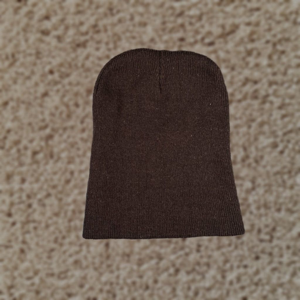 Vintage Beanie Toque Adult One Size Brown Knit 100% Acrylic Winter Snow Ski Outdoors Size ONE SIZE - 1 Thumbnail