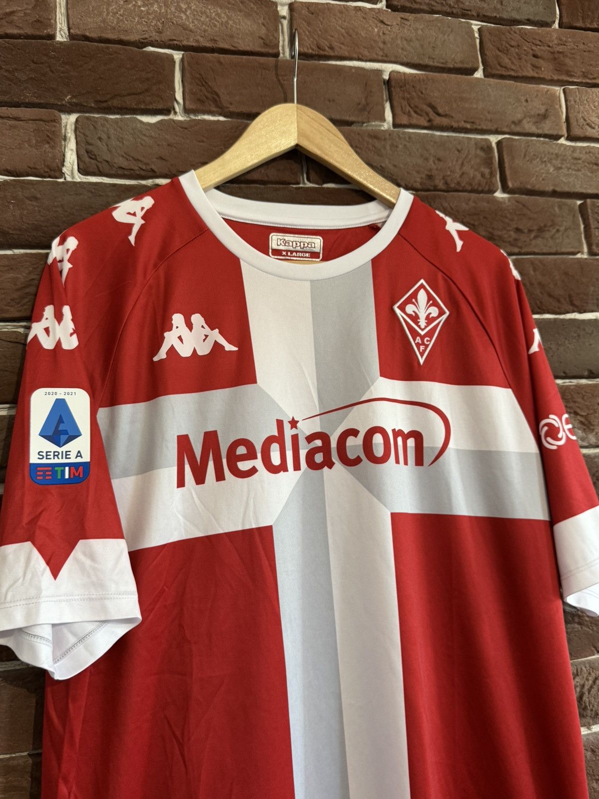 Kappa Rare 2020/2021 KAPPA FIORENTINA Serie A Football JERSEY XL Size US XL / EU 56 / 4 - 4 Thumbnail