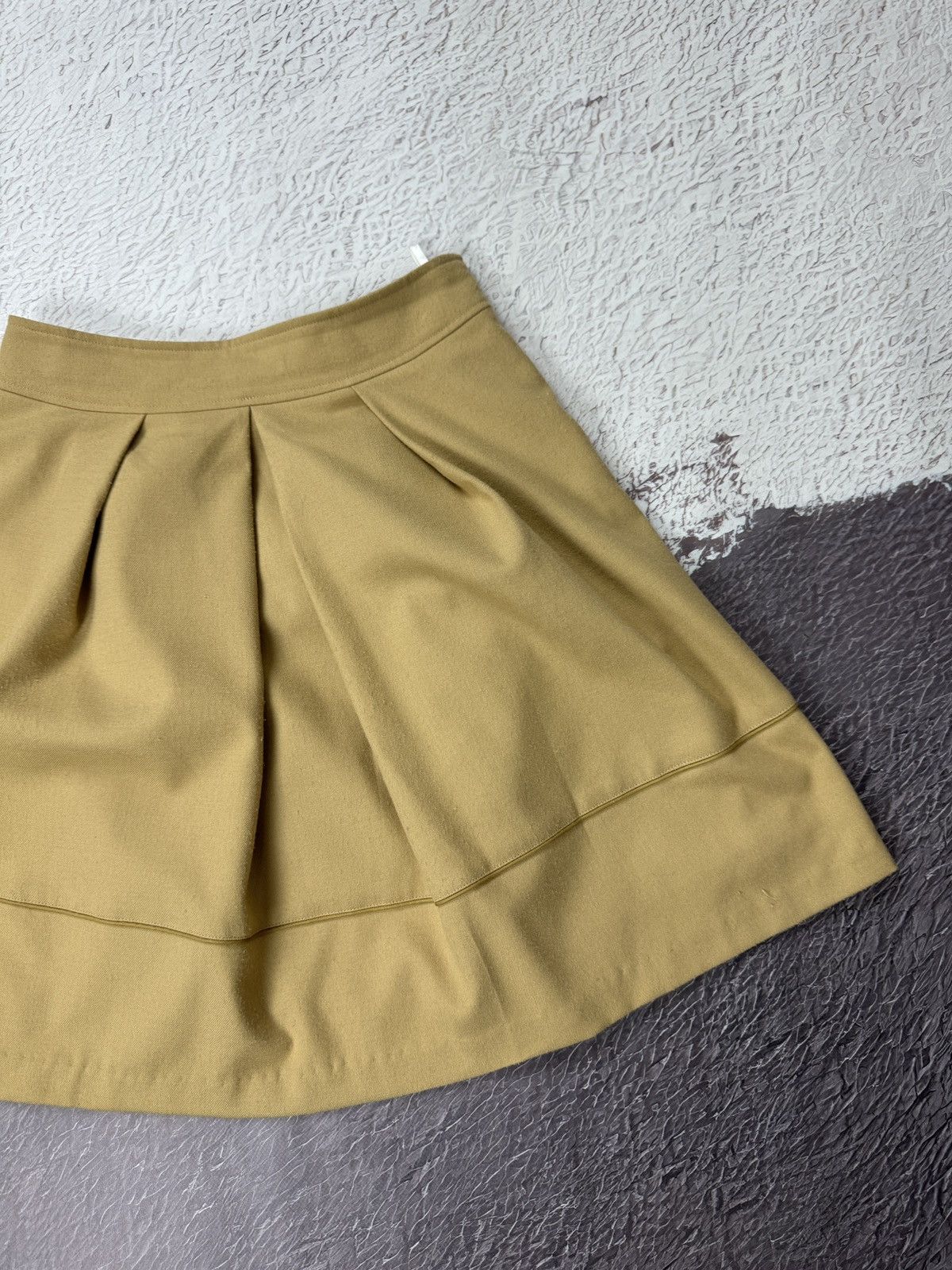 Designer × Japanese Brand Rope Japanese brand Camel beige mini skirt size 36 (S) Size 27" / US 4 / IT 40 - 5 Thumbnail