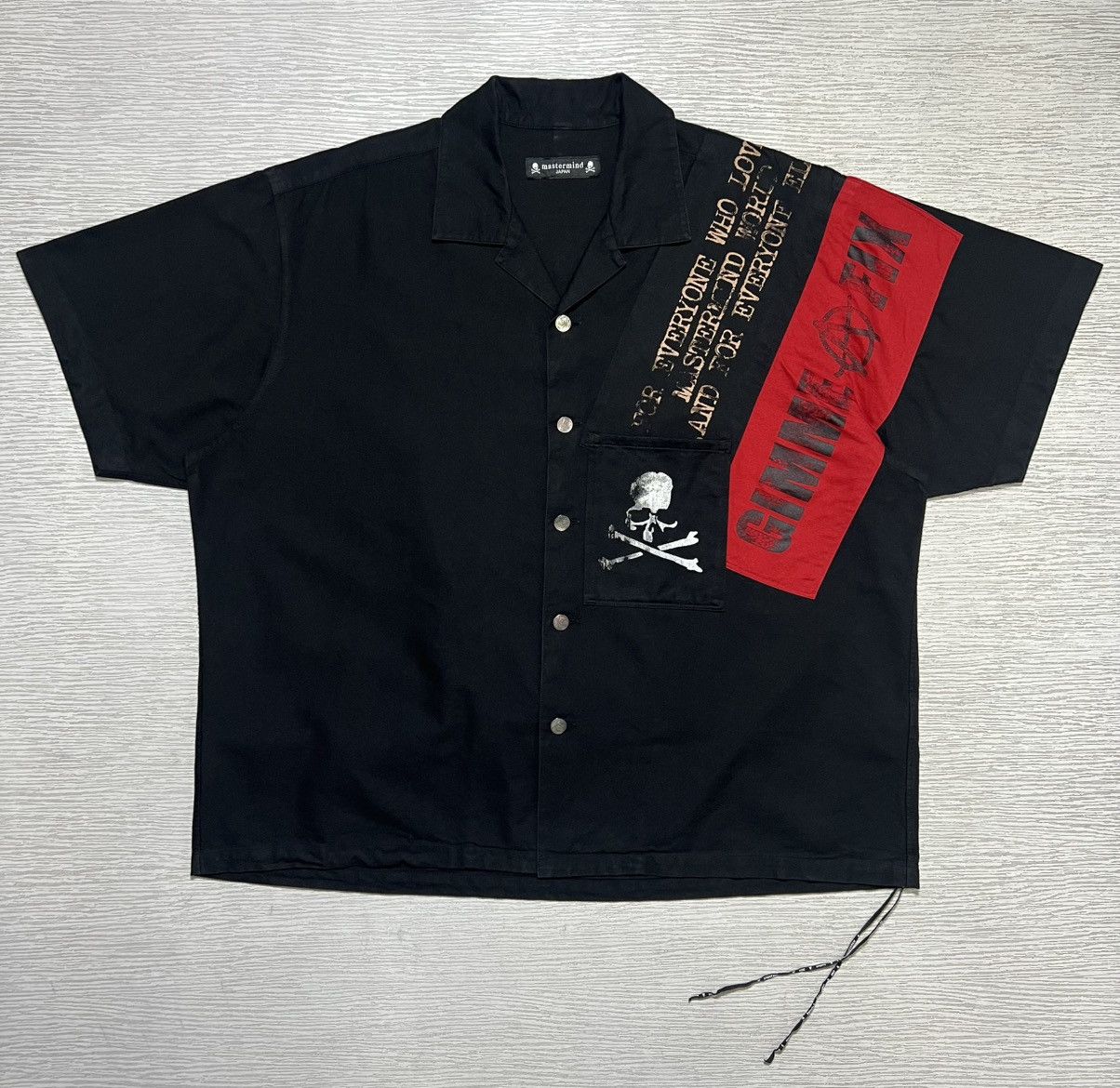 Mastermind Japan Mastermind Japan - S/S ‘22 - Boxy Anarchy Short Sleeve Shirt Size US S / EU 44-46 / 1 - 1 Thumbnail