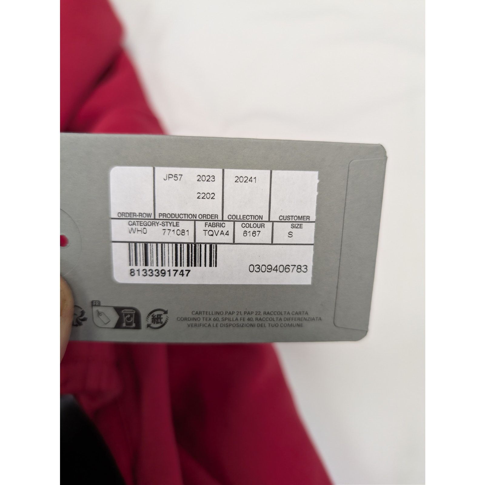 Balenciaga o1rshd1 Baggy Sweatpants Trousers in Red/black Size US 30 / EU 46 - 22 Thumbnail