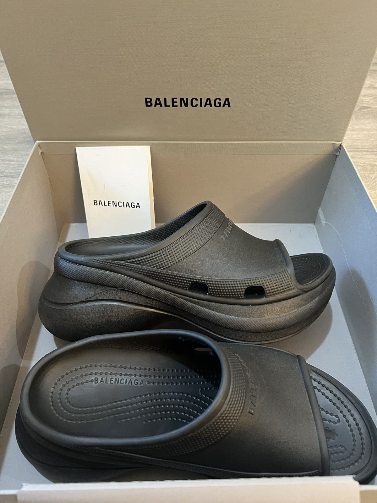 Balenciaga × Crocs Balenciaga Crocs Slides Size US 8 / EU 41 - 4 Thumbnail