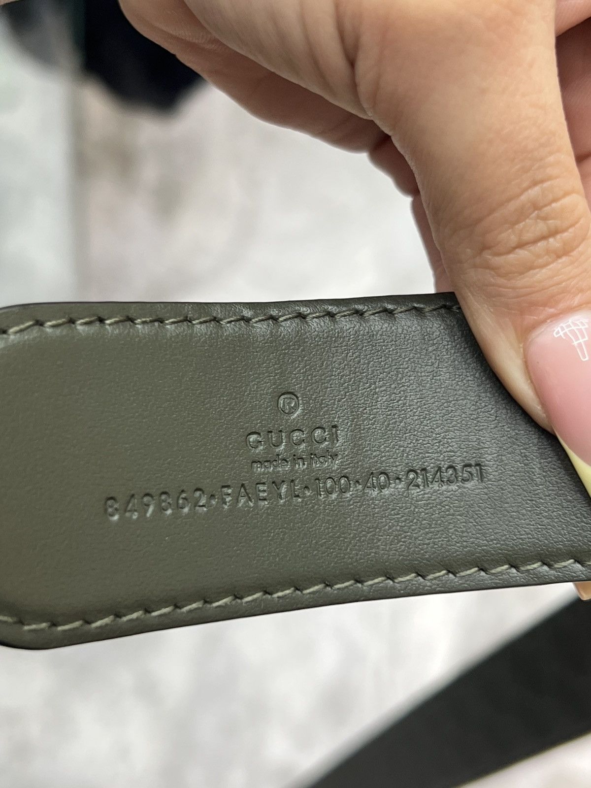 Gucci Gucci Reversible GG Monogram Belt Size 40 - 8 Thumbnail