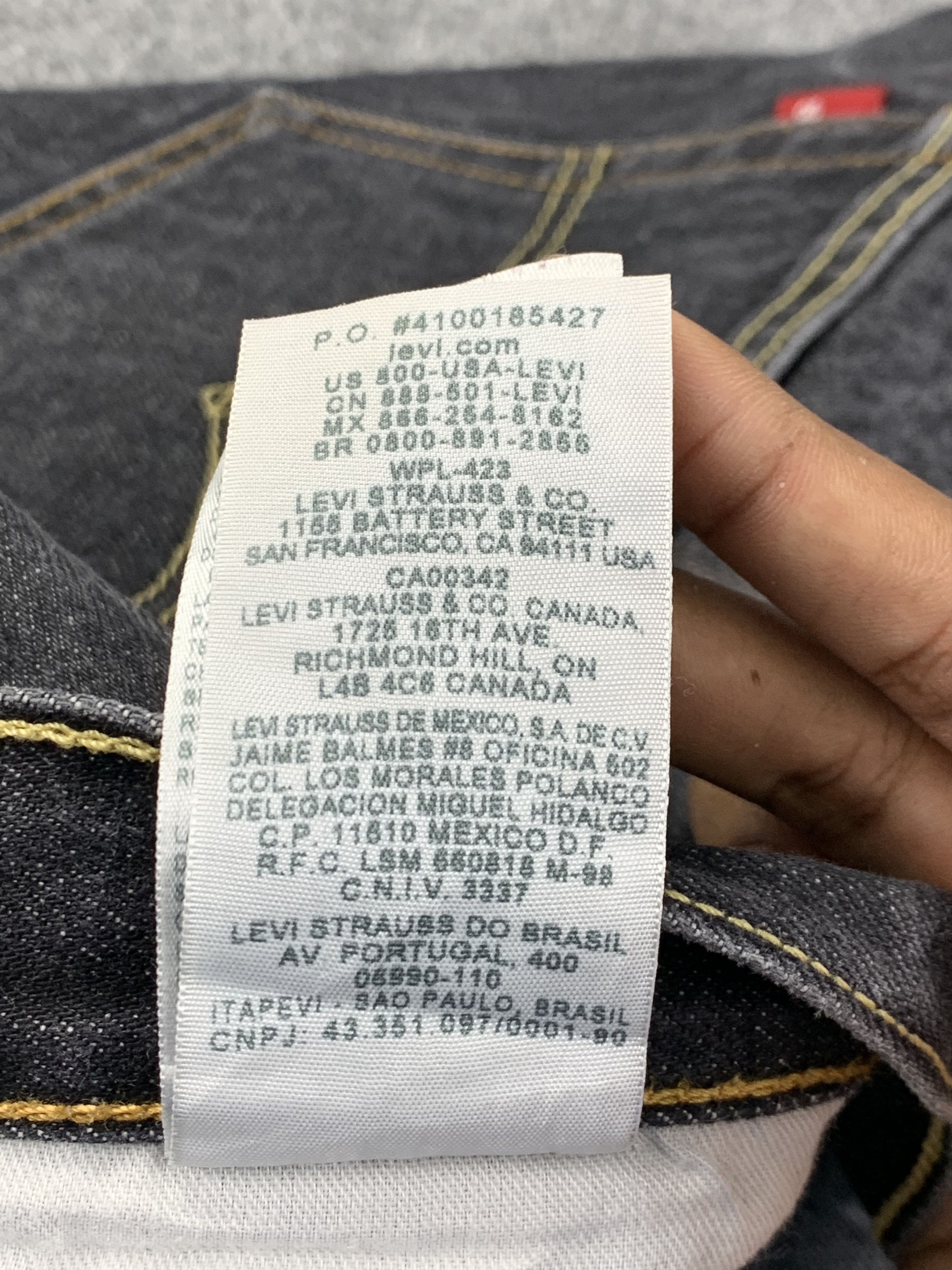 Levi's × Vintage Vintage Levis 501 Faded Black Jeans DP2210 Size US 43 - 9 Thumbnail
