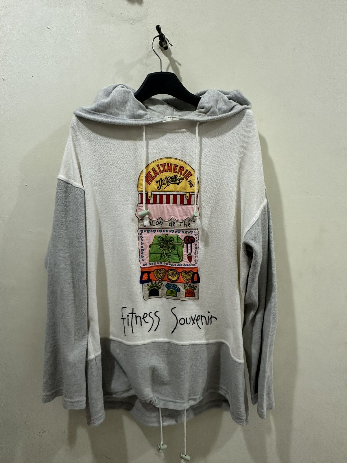 Jean Charles De Castelbajac 90’s JC Castelbajac Fitnes Souviner Hoodie Size US L / EU 52-54 / 3 - 2 Thumbnail