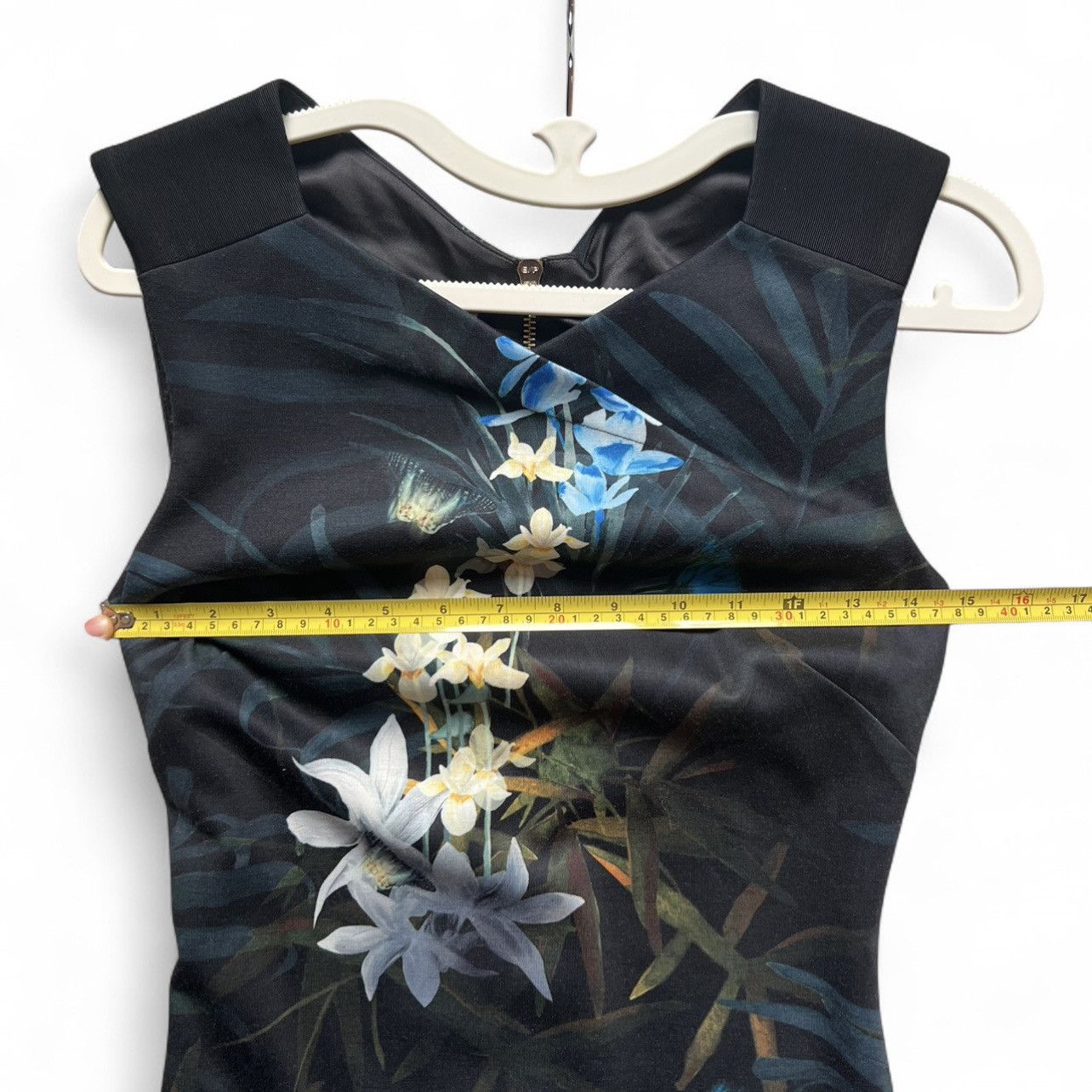 Ted Baker NWT Luxury Floral Sleeveless Midi Dress Size S Size S / US 4 / IT 40 - 7 Thumbnail