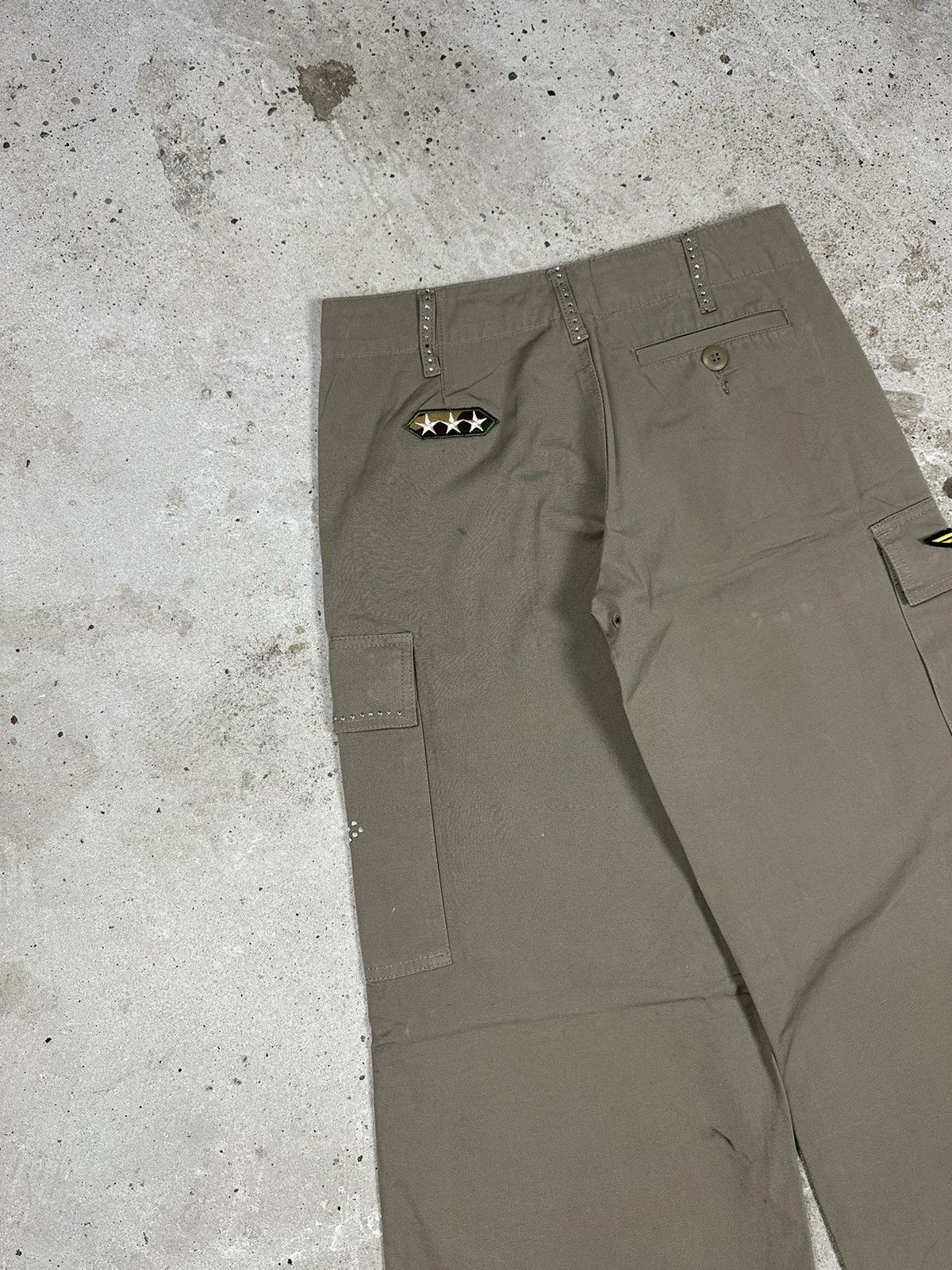 If Six Was Nine × Japanese Brand × Vintage Vintage Y2K Flare Baggy Cargo Brown Pants Bootcut Size US 28 / EU 44 - 11 Thumbnail