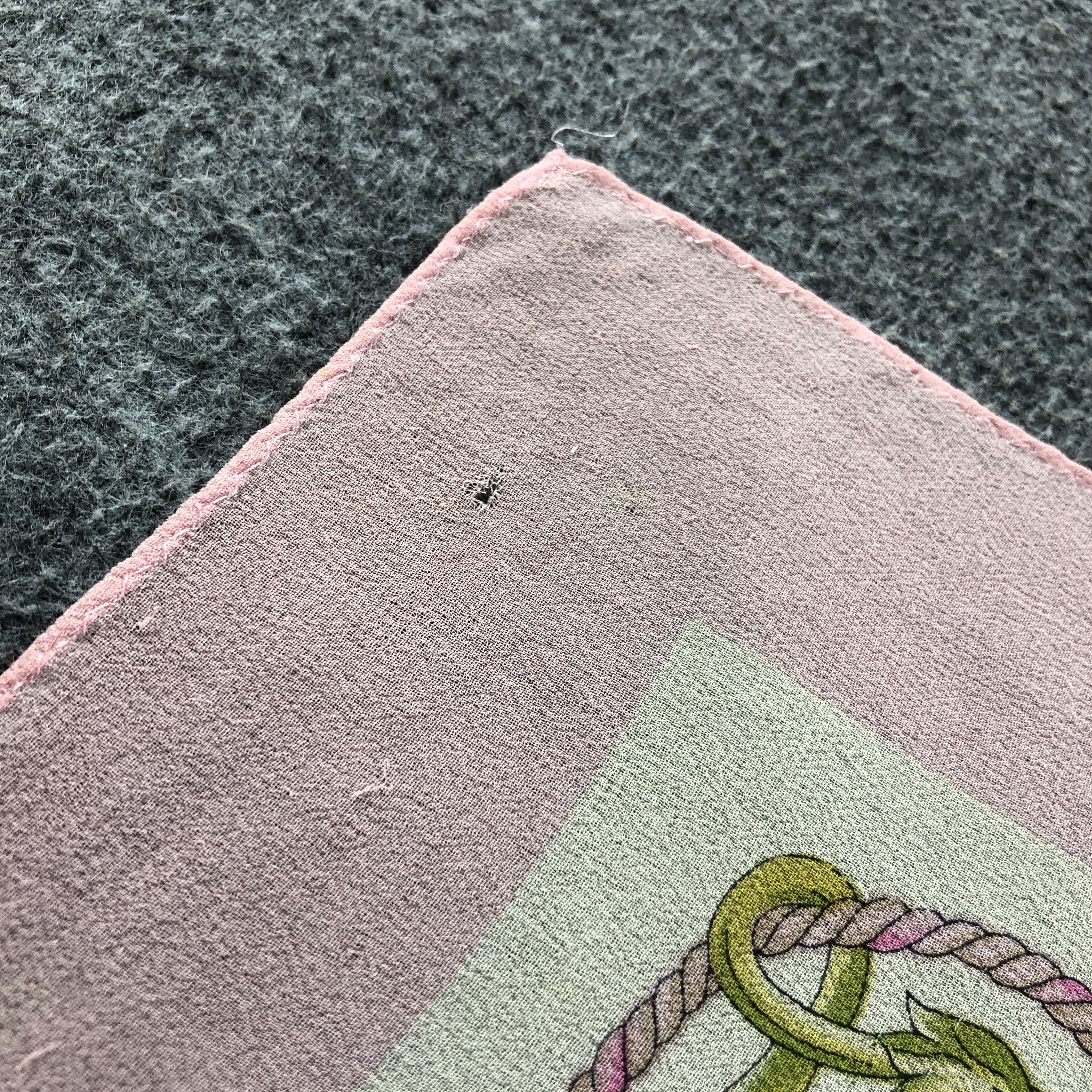 Vintage Les Clefs Silk Scarf M1353 Size ONE SIZE - 9 Thumbnail