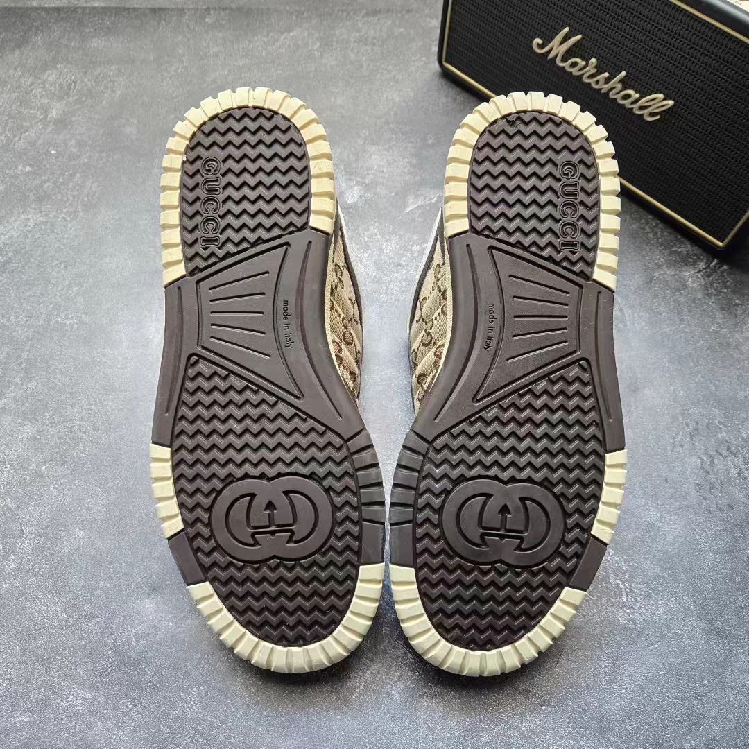 Gucci GUCCI RE-WEB Beige Loafers - Size 37.5 - Excellent Condition Size US 6.5 / IT 36.5 - 6 Thumbnail