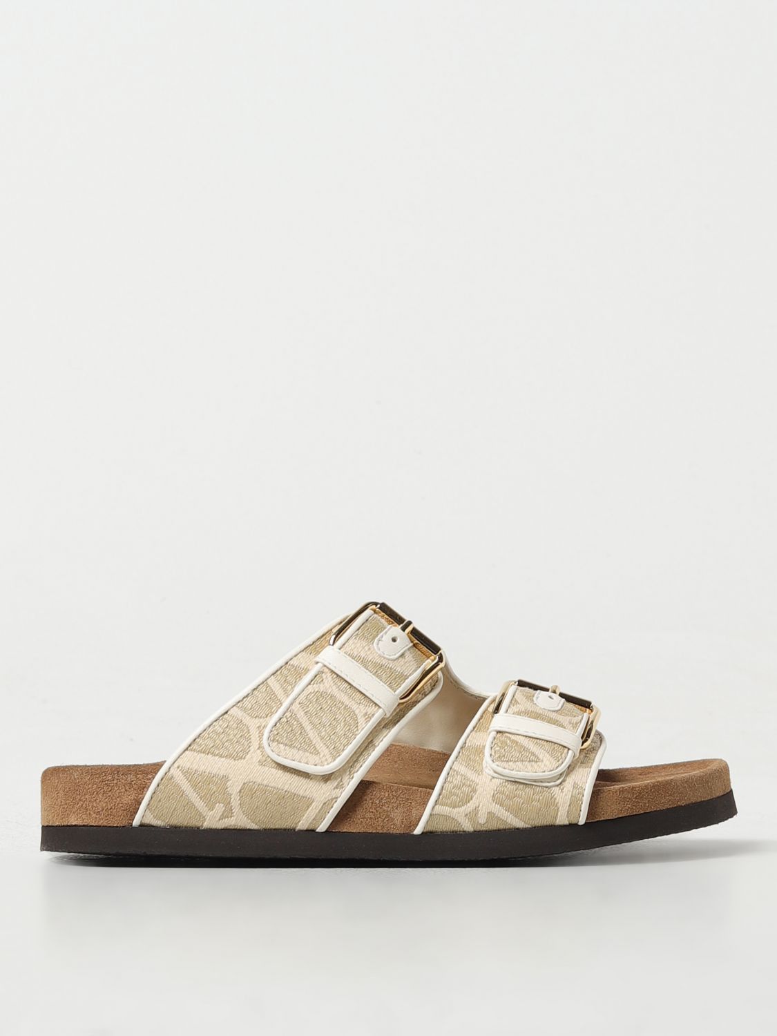 image of Valentino Garavani Heel Shoesed Sandals Woman Beige, Women's (Size 7)