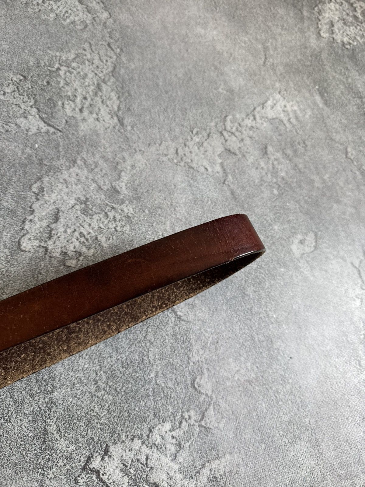 Hugo Boss Hugo boss brown leather belt retro vintage metal logo casual Size ONE SIZE - 6 Thumbnail