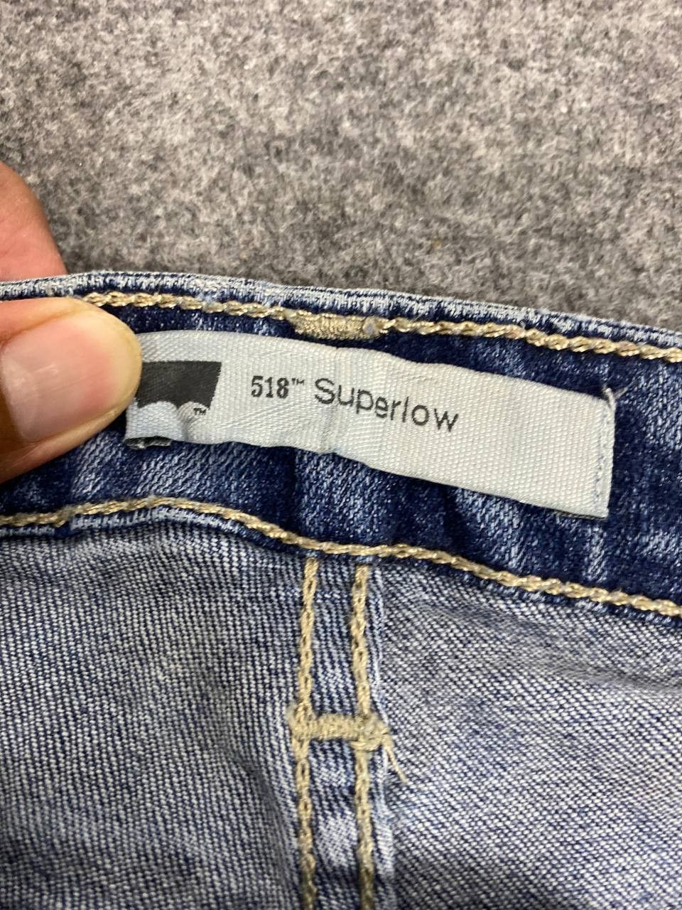 Levi's vintage levis 518 superlow bootcut flare denim Size 37" - 12 Thumbnail