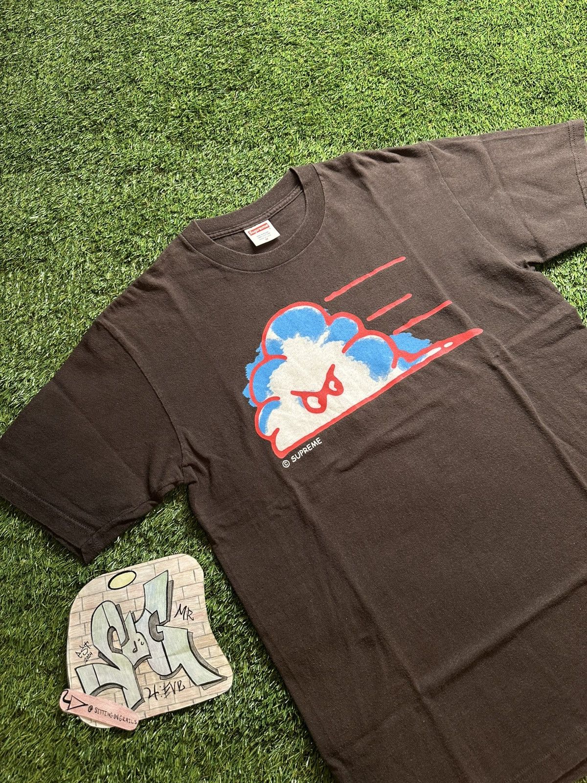 Supreme SS03 Supreme Mr.Cloudy Tee Size Medium Brown Vintage Size US M / EU 48-50 / 2 - 1 Thumbnail