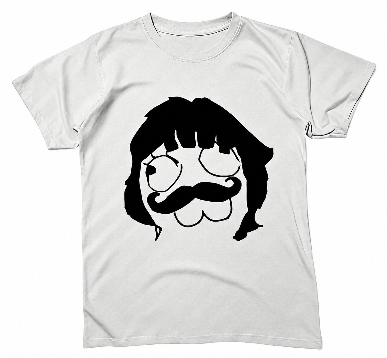 Other Rare Troll Face With Hair Moustache Funny Meme Trendy TShirt Size US L / EU 52-54 / 3 - 1 Thumbnail