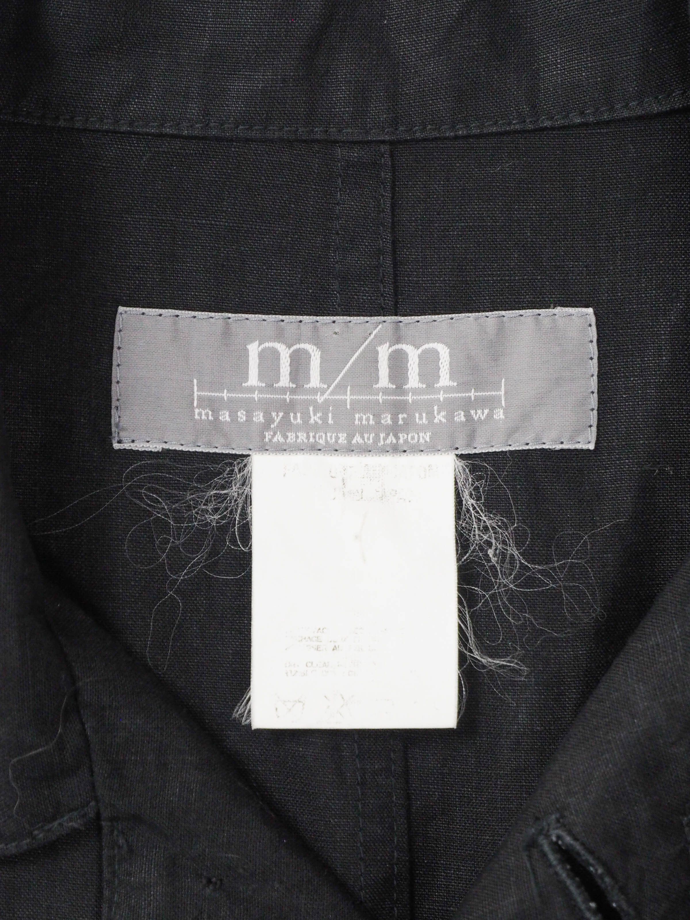 Japanese Brand m/m by Masayuki Marukawa Long Linen Coat Size M / US 6-8 / IT 42-44 - 6 Thumbnail