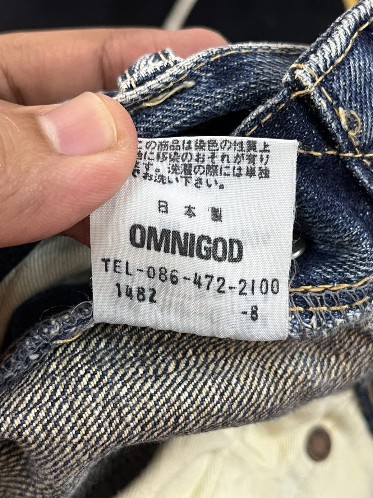 Hysteric Glamour × Japanese Brand × OMNIGOD Vintage Omnigod Selvedge Faded Short Denim Size US 30 / EU 46 - 11 Thumbnail