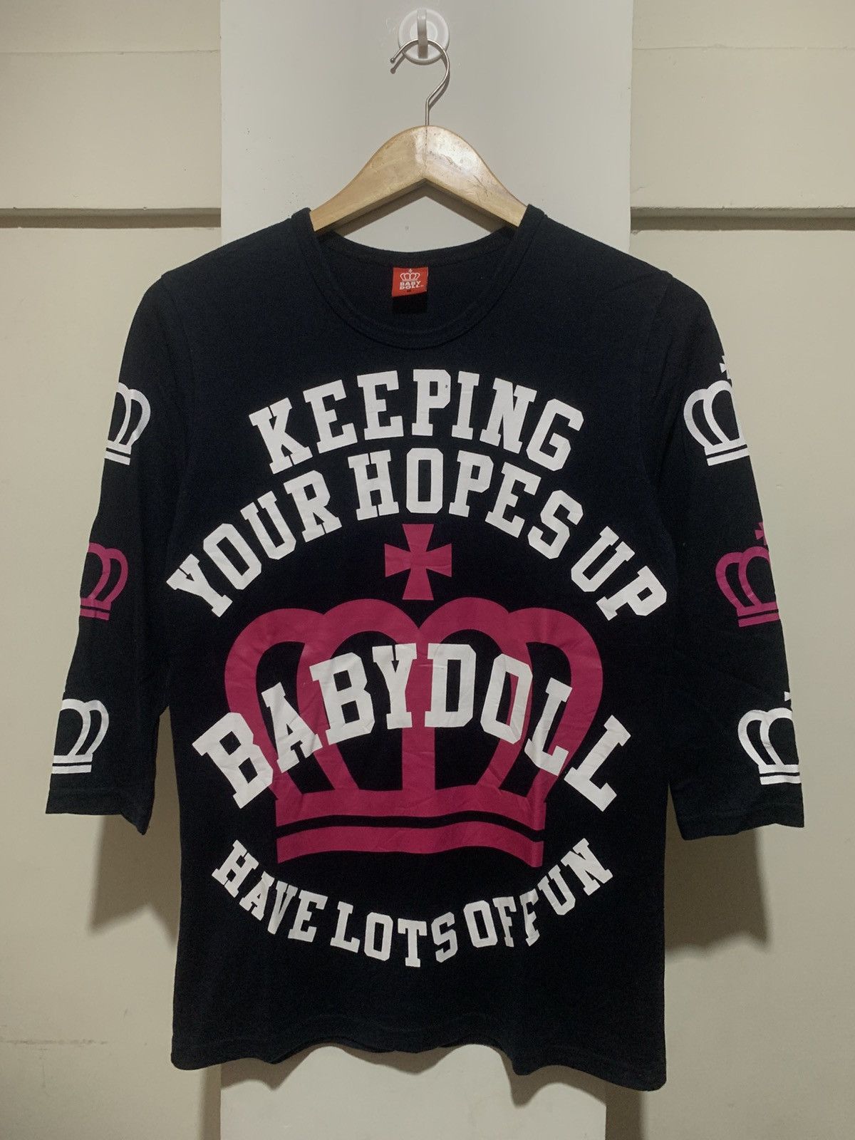 Japanese Brand Japanese Baby Doll Poem Tee Shirt Size US M / EU 48-50 / 2 - 1 Thumbnail