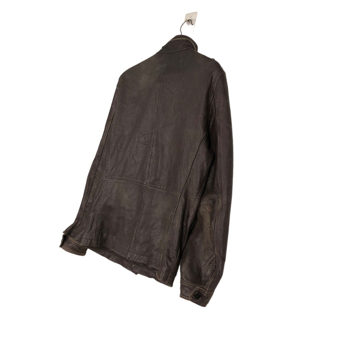 Toyo Enterprises 🔥SOFT LEATHER BIKER JACKET R.NEWBOLD CARGO MULTI POCKET Size US XL / EU 56 / 4 - 10 Thumbnail