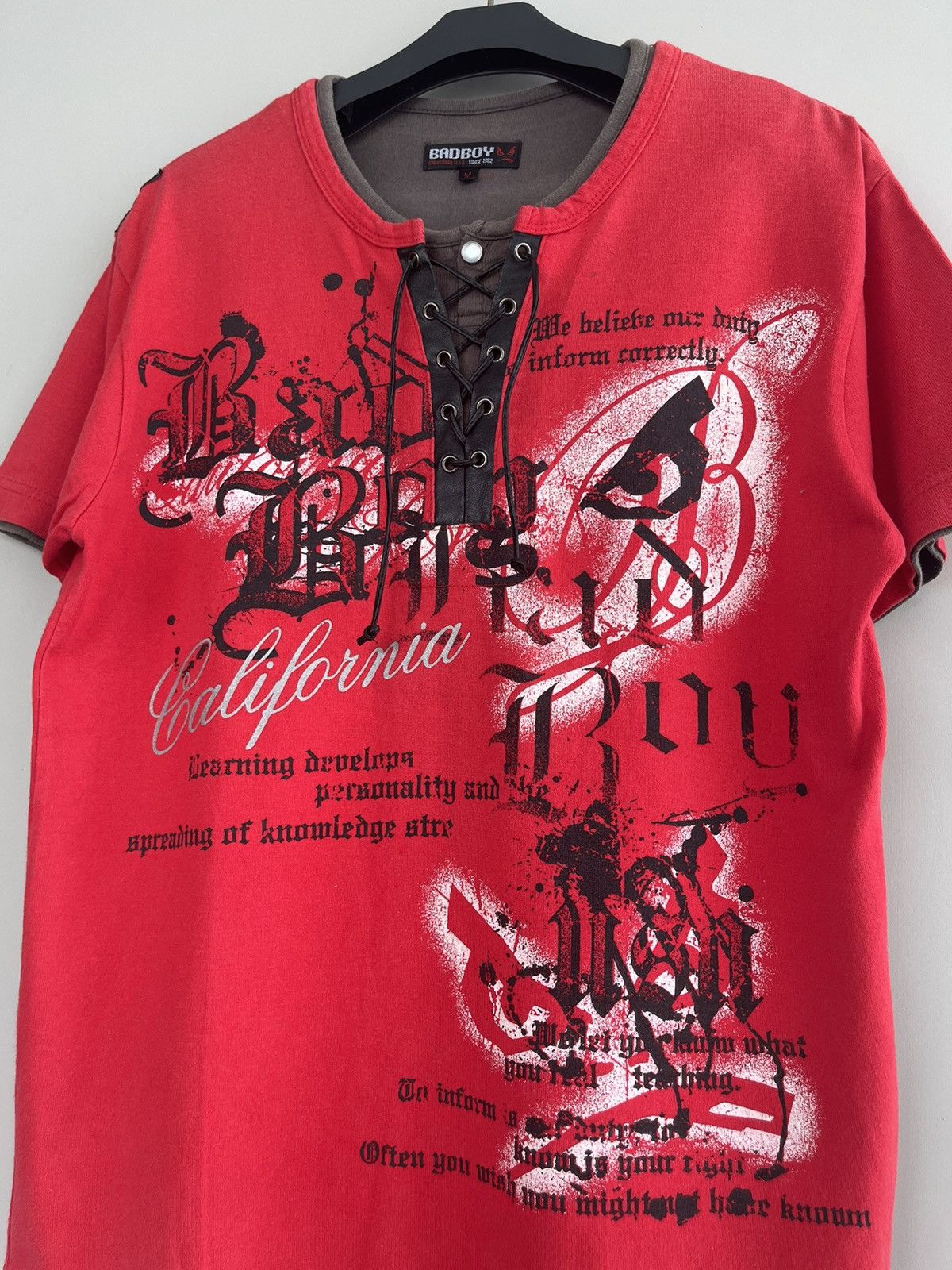 14th Addiction × KMRii × Yasuyuki Ishii Japanese Vintage BadBoy Poem Double Layer Seditionaries Punk Size US M / EU 48-50 / 2 - 2 Thumbnail