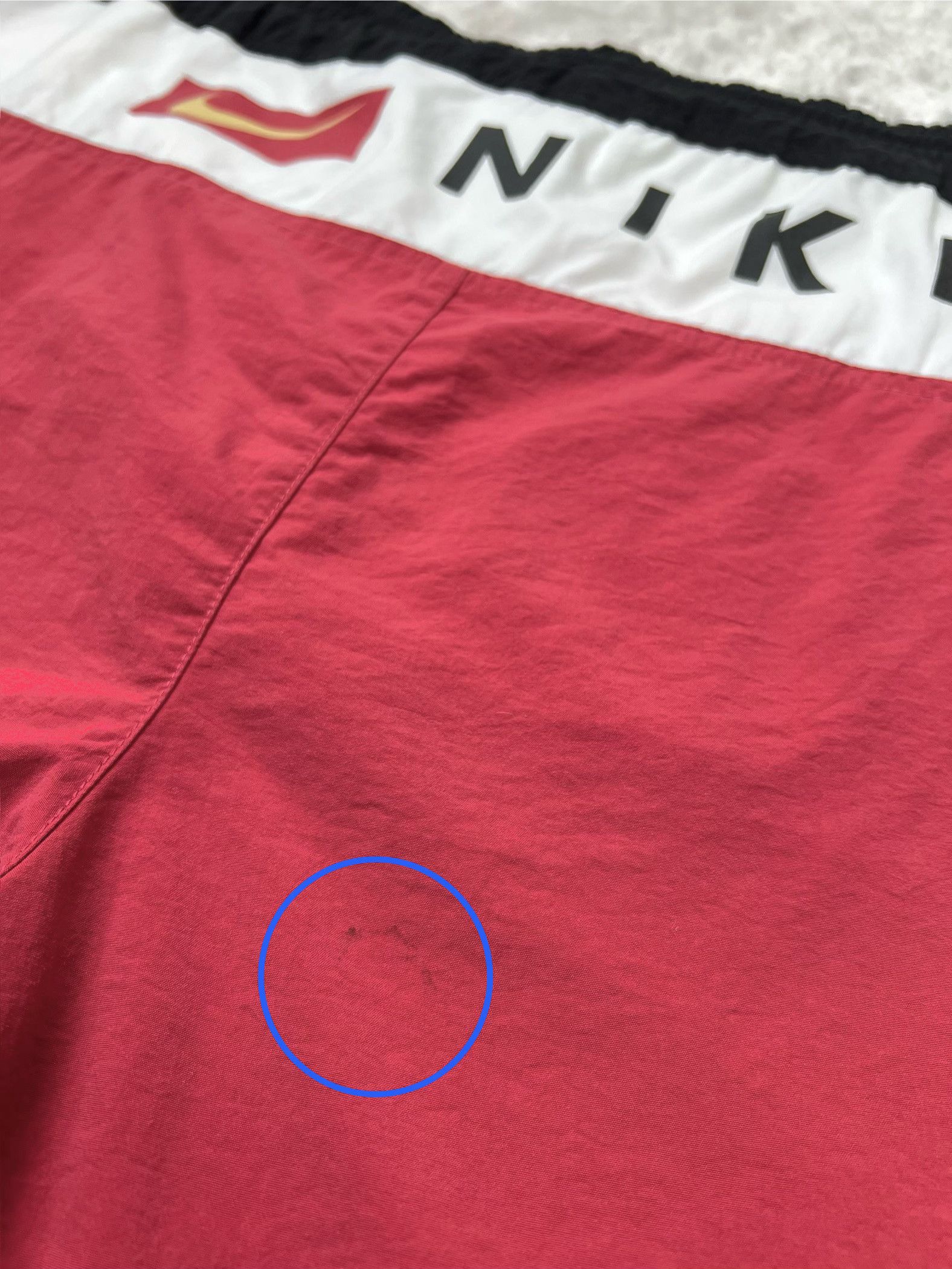 Nike × Vintage Vintage 90s Nike Swim Shorts with Embroidered Swoosh Size US 40 / EU 56 - 14 Thumbnail