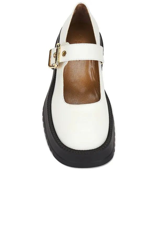 Marni o1w1db11125 Mary Jene High Loafer in White/Black Size US 7 / IT 37 - 4 Thumbnail