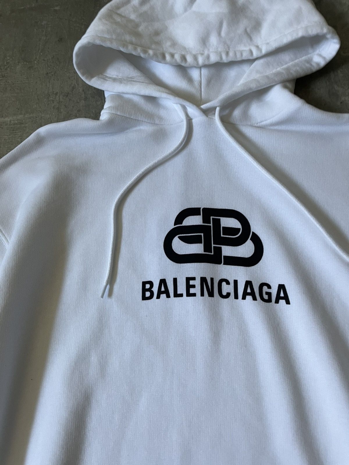 Balenciaga Balenciaga BB logo hoodie white new Size US M / EU 48-50 / 2 - 2 Thumbnail