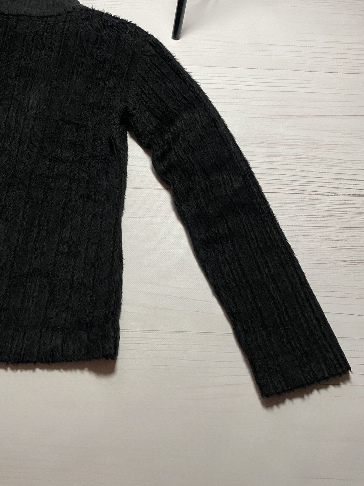 Miss Sixty Vintage Miss Sixty faux mohair Fuzzy Lace-Up Knit Sweater Size L / US 10 / IT 46 - 15 Thumbnail