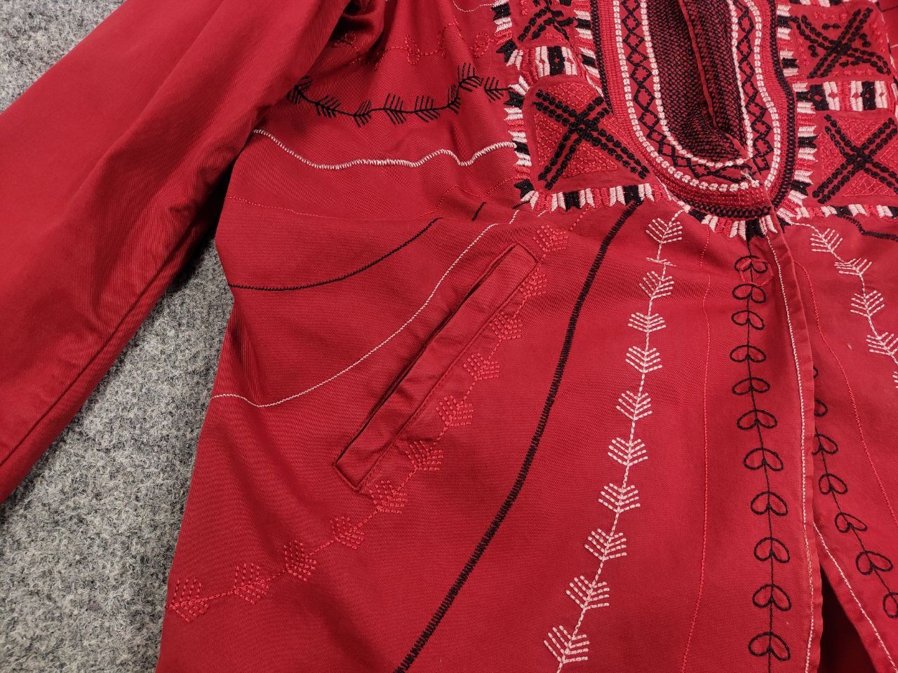 Other Bazar Deluxe Design embroidered logo Red Light Long Jacket Size M / US 6-8 / IT 42-44 - 8 Thumbnail