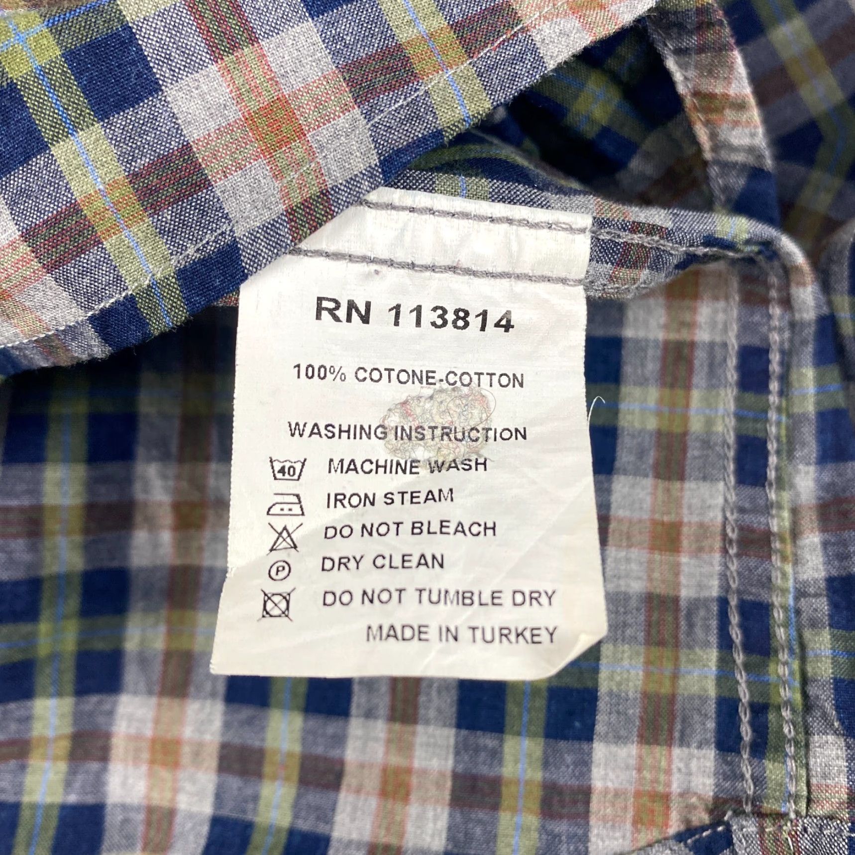 Billy Reid Billy Reid Shirt Mens Medium Gingham Plaid Long Sleeve Button Up 100% Cottton Size US M / EU 48-50 / 2 - 7 Thumbnail