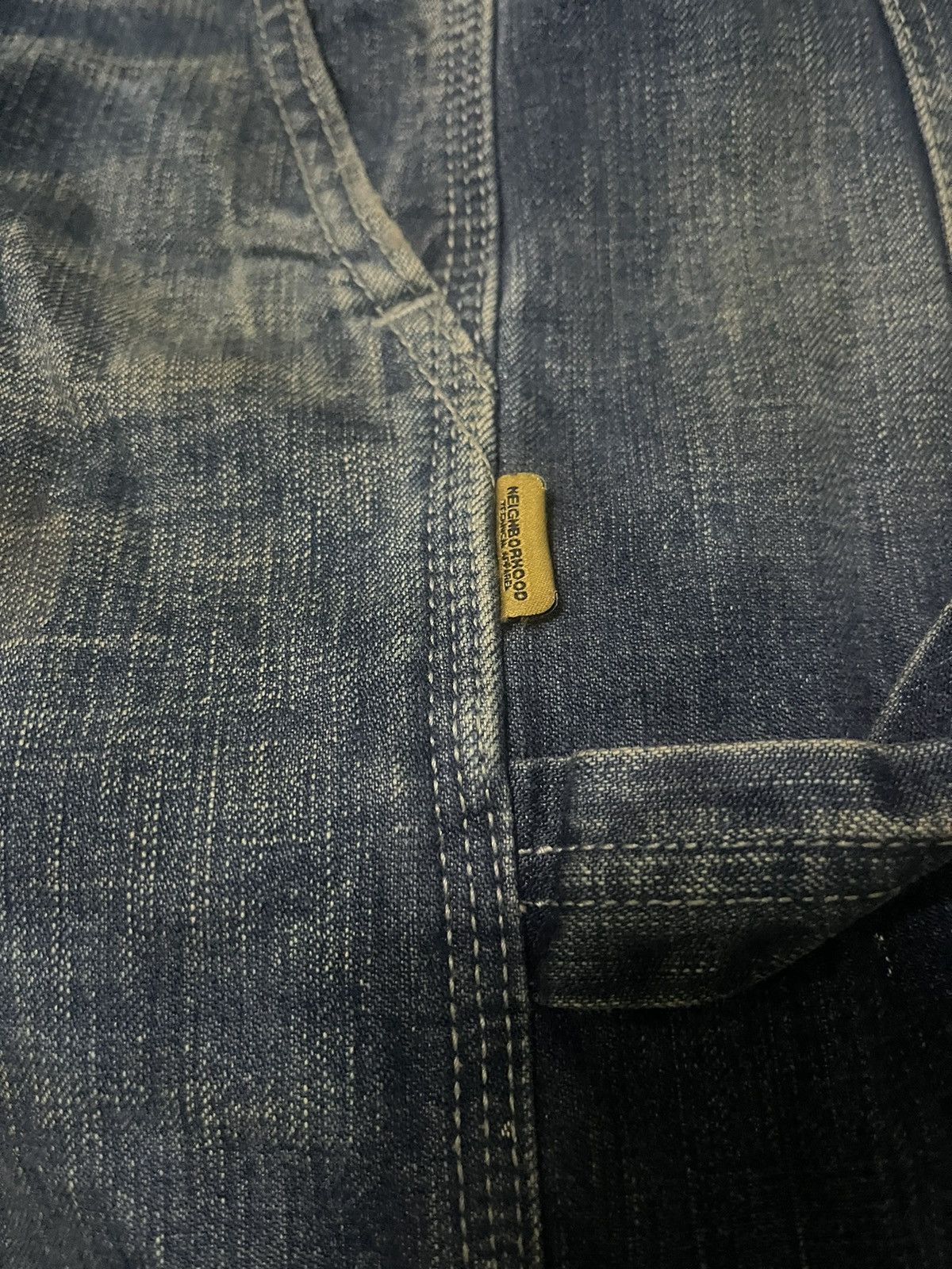 Japanese Brand Vintage Neighborhood Carpenter Baggy Jeans Size US 36 / EU 52 - 9 Thumbnail