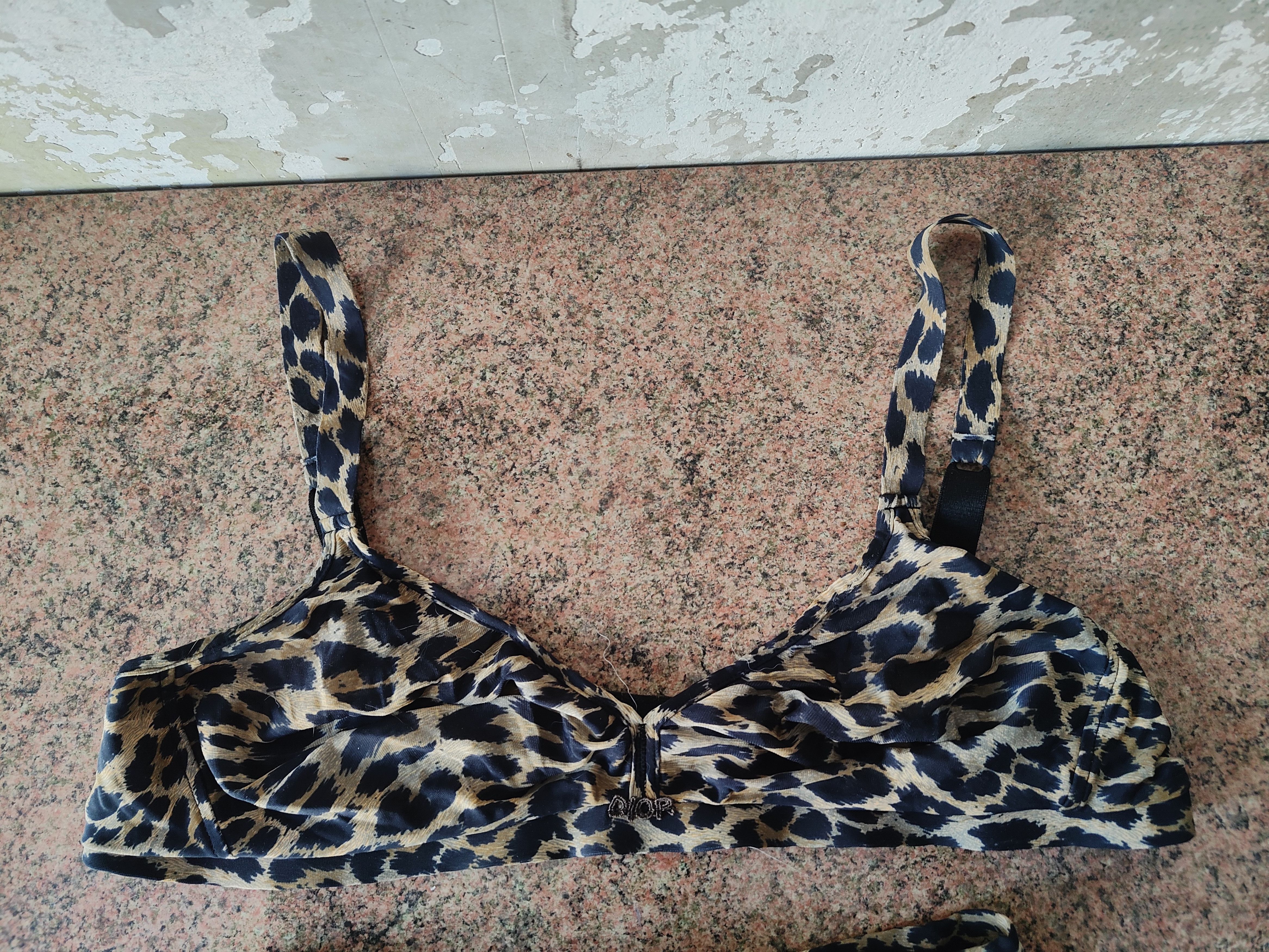 Dior Vintage Christian dior Tiger Leopard print swimsuit Size ONE SIZE - 6 Thumbnail