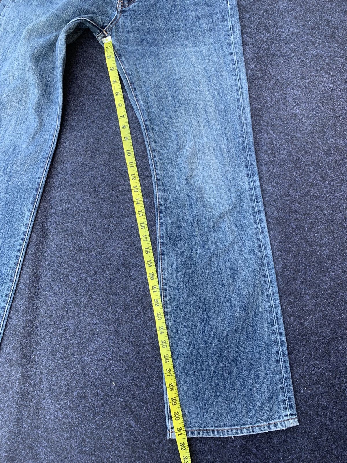 Wrangler 𝗙𝗟𝗔𝗥𝗘 WRANGLER VINTAGE FADED BLUE. (20) Size US 28 / EU 44 - 6 Thumbnail