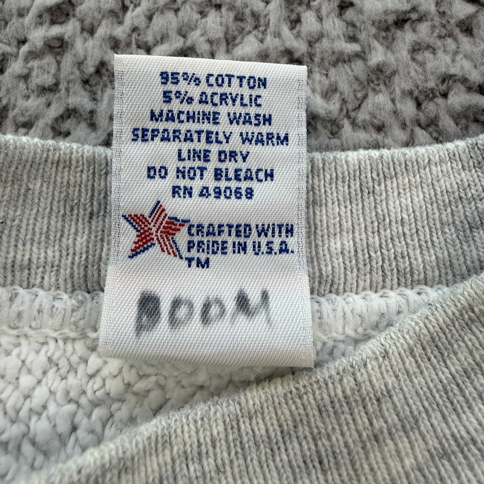 Soffe Vintage 90s Delta Upsilon Crewneck Sweatshirt XL Made In USA Size US XL / EU 56 / 4 - 5 Thumbnail