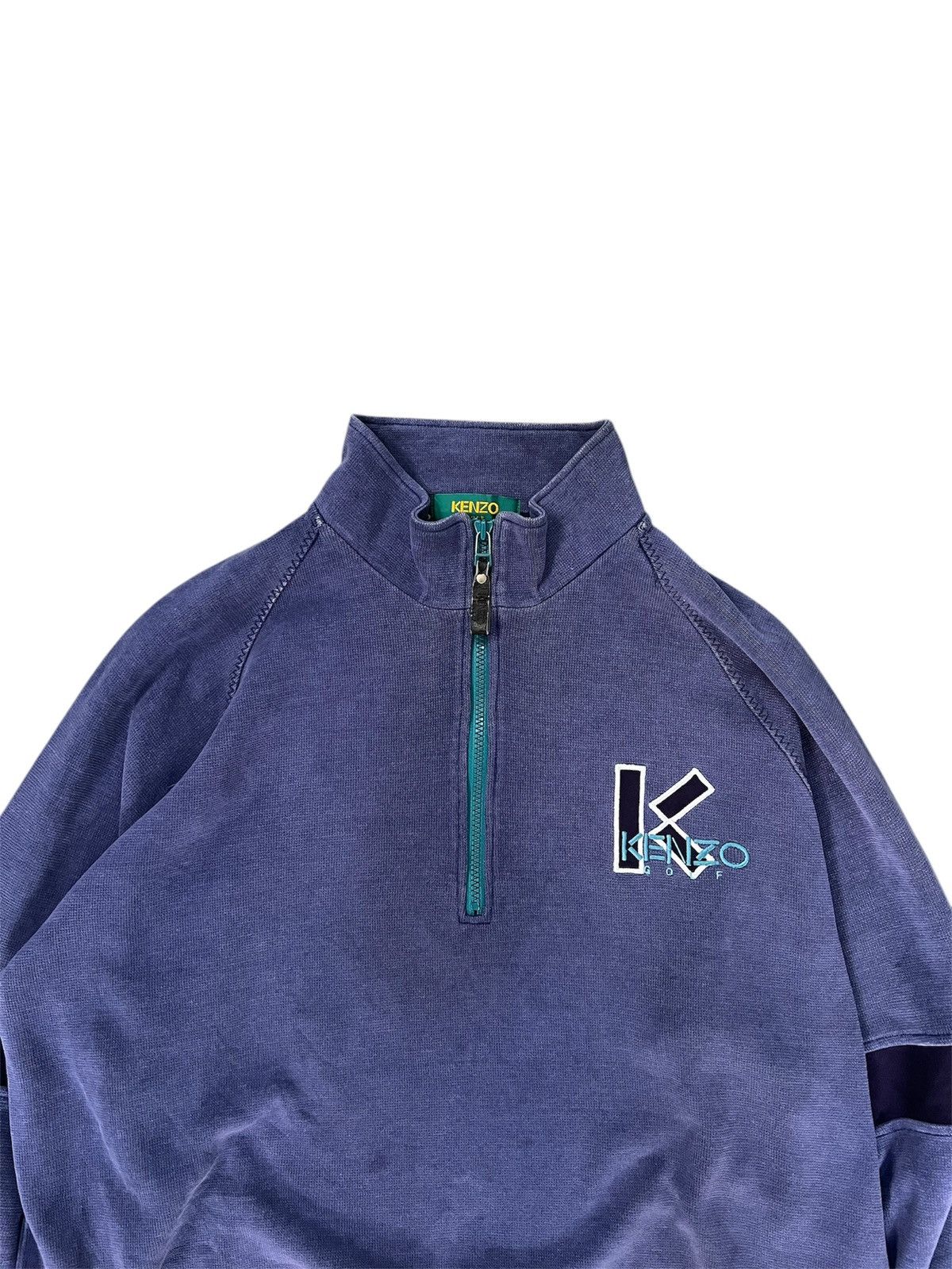 Kenzo Kenzo Golf Halfzip Vintage Size US L / EU 52-54 / 3 - 4 Thumbnail