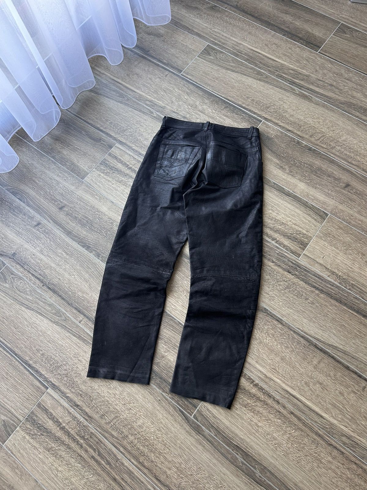 Genuine Leather × Leather × Vintage Vintage CowBoys Real Leather pants vintage 90s Size US 30 / EU 46 - 2 Thumbnail