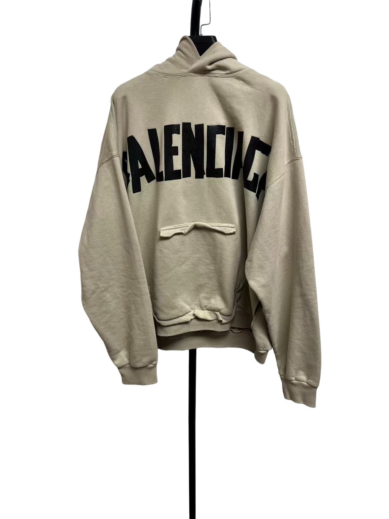 Balenciaga Balenciaga Tape Logo Hoodie Size XS Size US XS / EU 42 / 0 - 1 Thumbnail