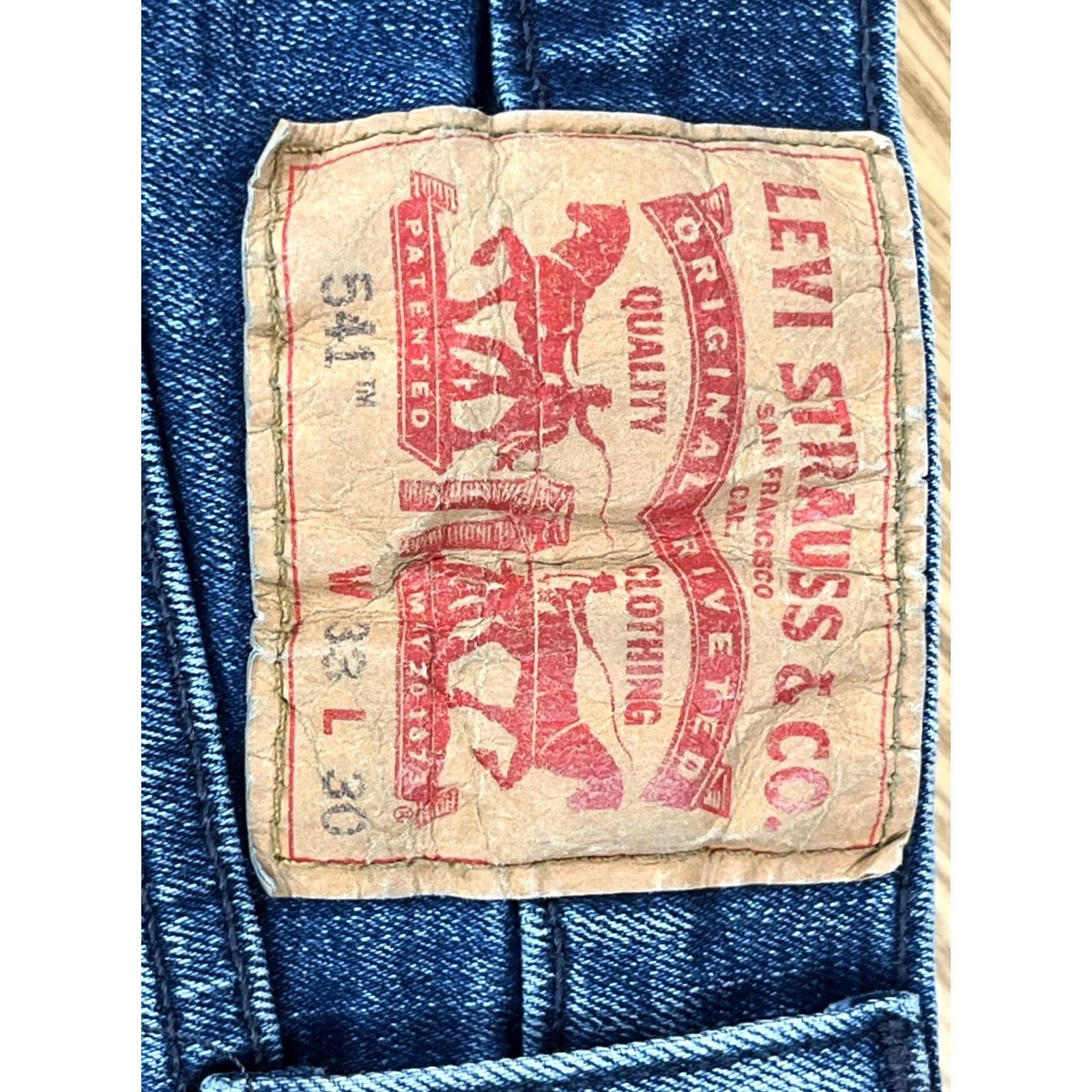 Levi's Levi's Jeans Mens 33x30 Athletic Fit 541 Blue Denim Straight Leg Regular Size 33 Mens Jeans Blue Cotton 5-Pocket Size US 33 - 7 Thumbnail