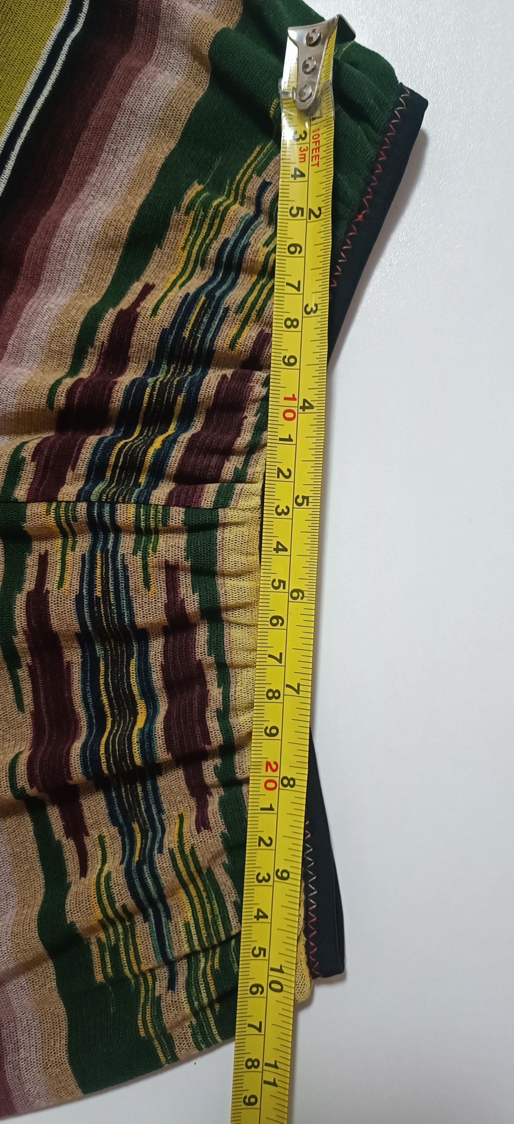 Jean Paul Gaultier SS2005 - Multicolor stripes double layer - mesh nylon Pants Size 25" / US 0 / IT 36 - 23 Thumbnail