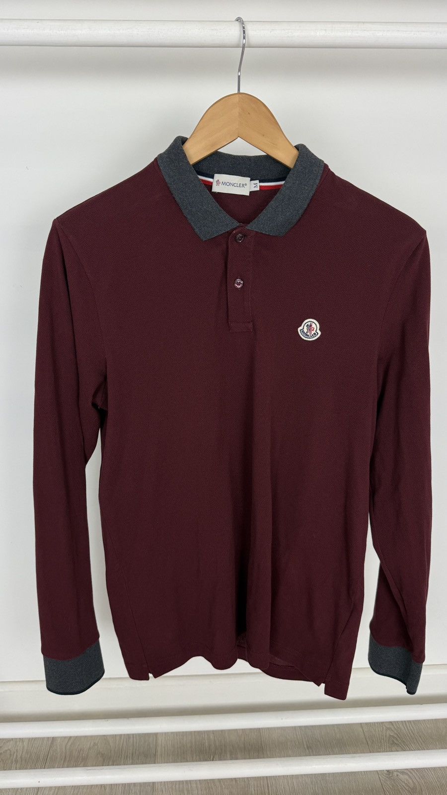 Moncler Moncler Polo Long Sleeve Size US M / EU 48-50 / 2 - 1 Thumbnail