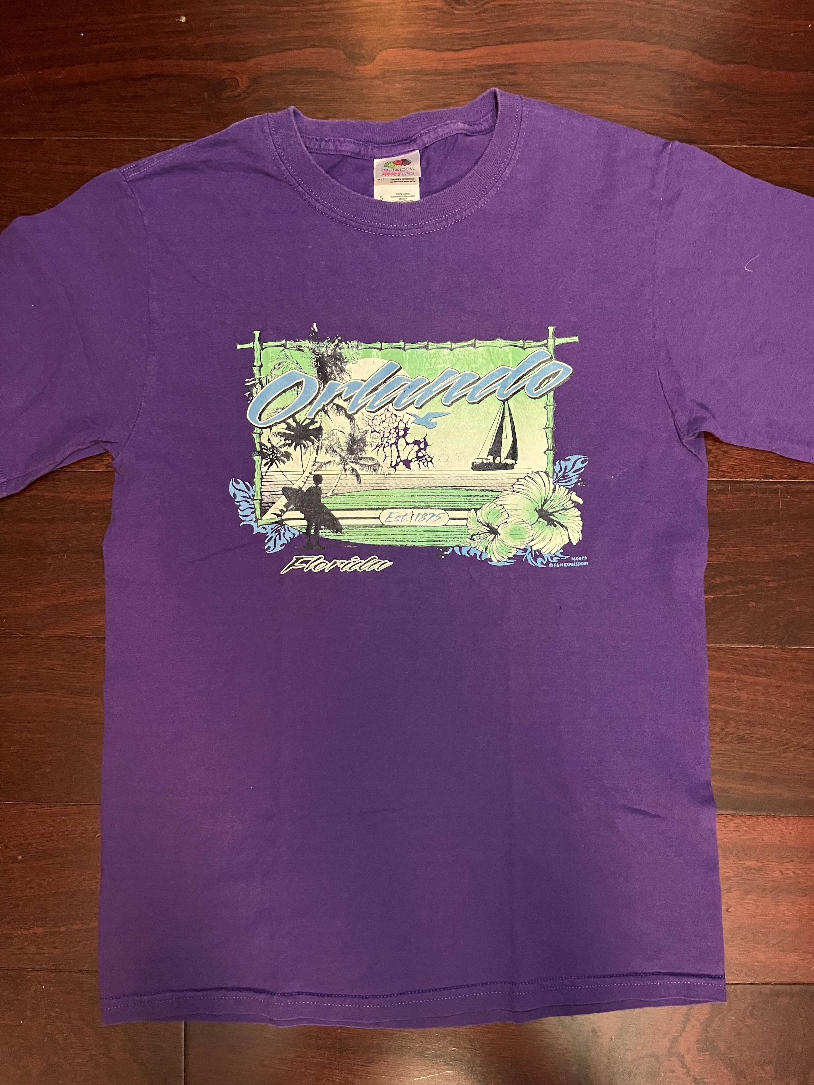 Vintage Vintage Y2K Orlando, Florida Beach Shirt Size US S / EU 44-46 / 1 - 3 Thumbnail