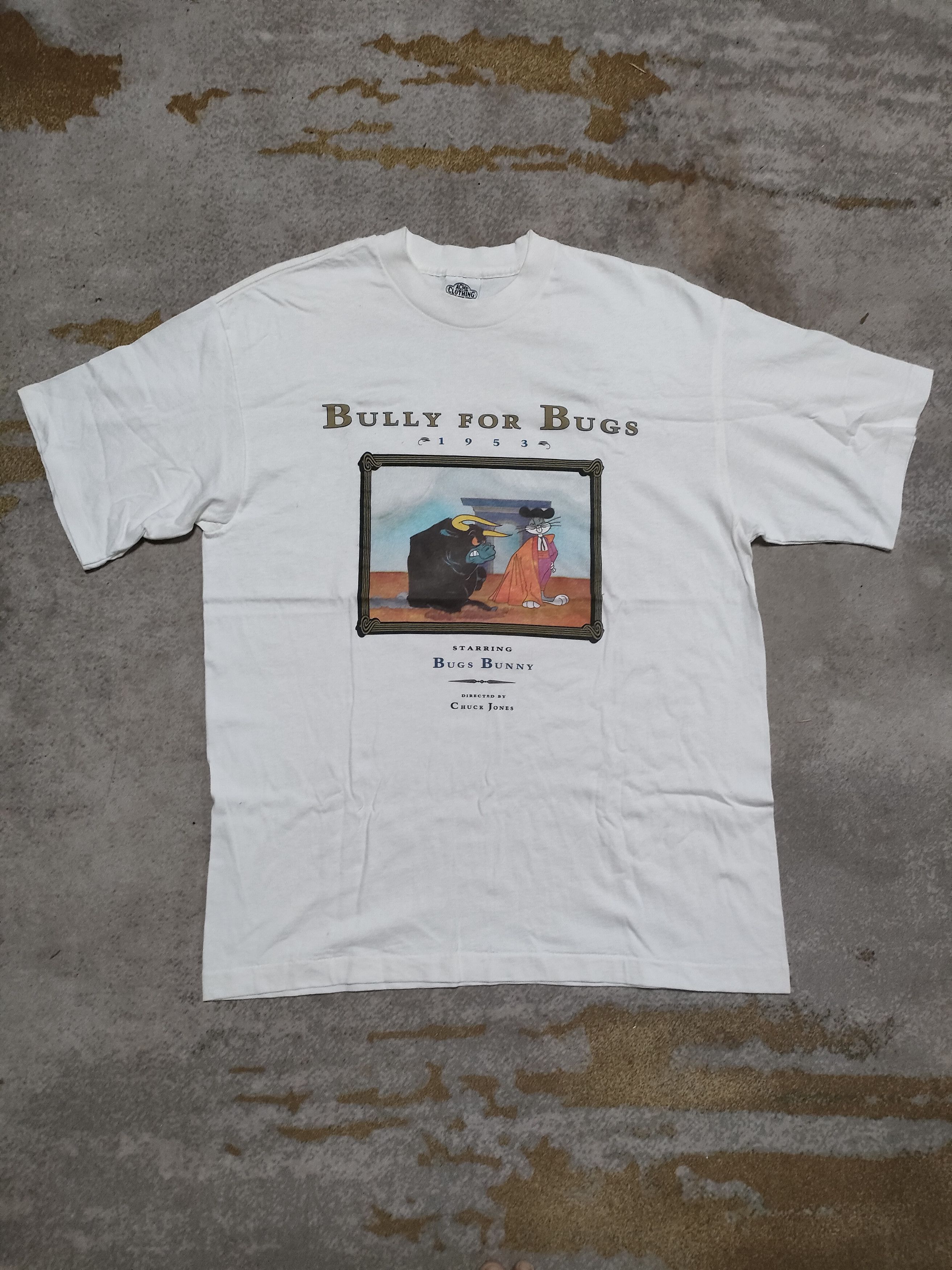 Cartoon Network × Vintage Vintage Bugs Bunny Bully For Bugs Size US XL / EU 56 / 4 - 1 Thumbnail