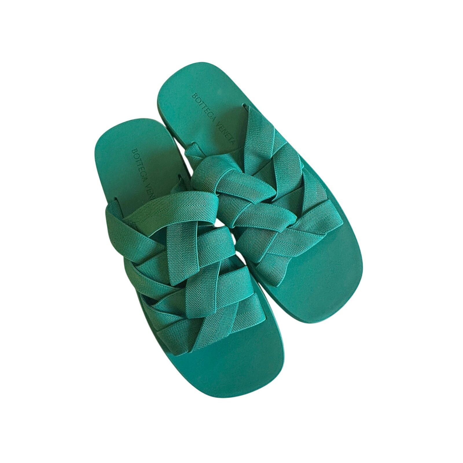 Bottega Veneta Bottega Veneta *NEW* Veneta Plat Mule Sandal Size US 11.5 / EU 44-45 - 1 Thumbnail