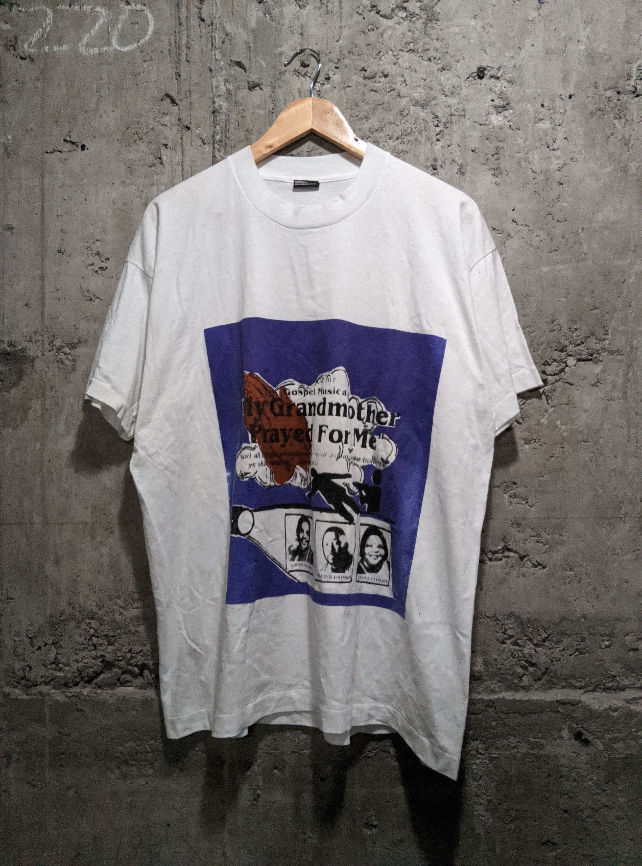 Rap Tees × Vintage Vintage 90s i get high on Jesús gospel musical Size US XL / EU 56 / 4 - 2 Thumbnail