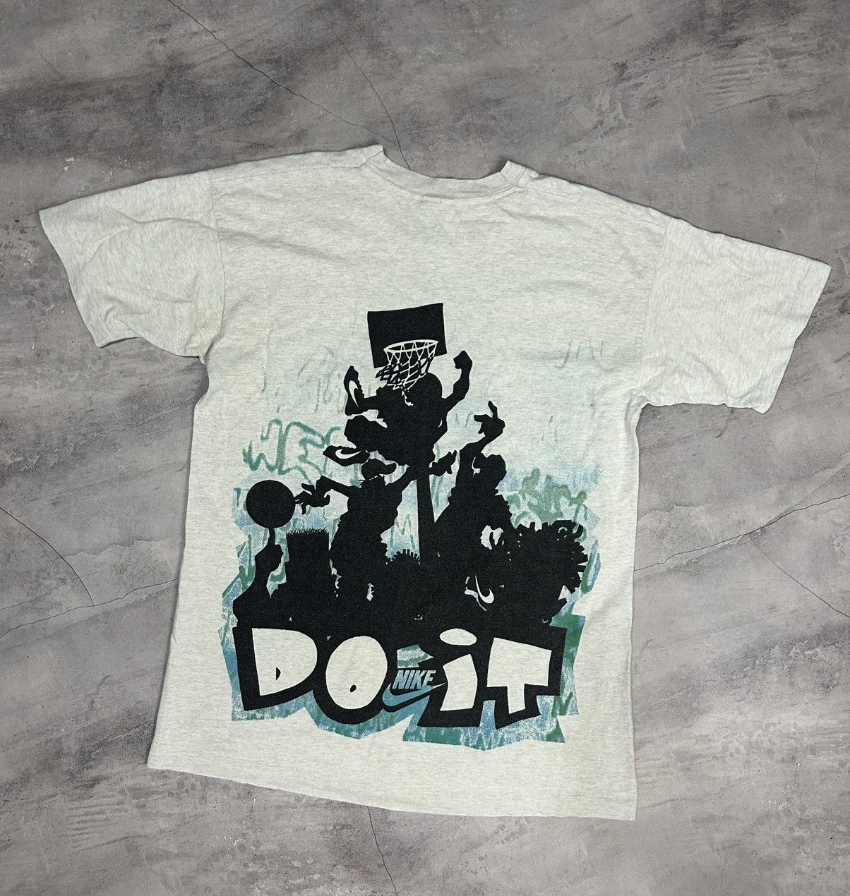 Nike Vintage Nike Just Do It Basketball T-Shirt Single Stitch Size US S / EU 44-46 / 1 - 6 Thumbnail