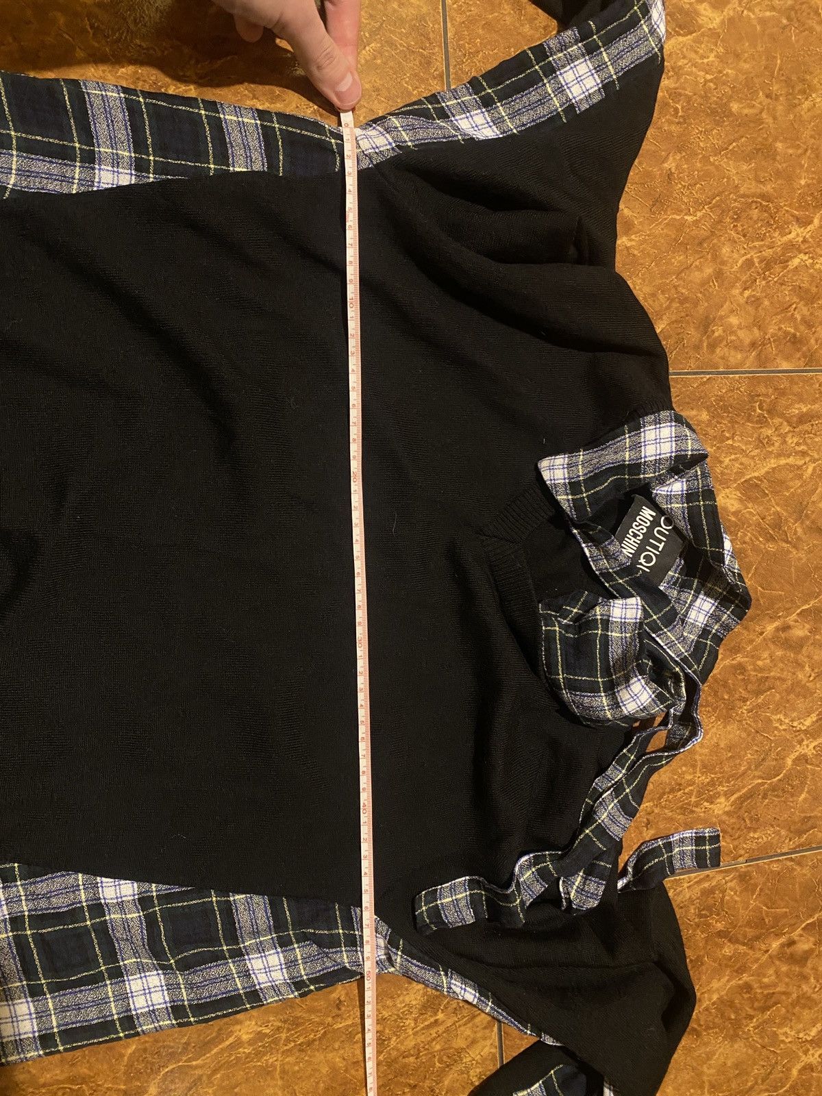 Moschino Luxury Moschino boutique Knitwear with flanel shirt Size M / US 6-8 / IT 42-44 - 6 Thumbnail