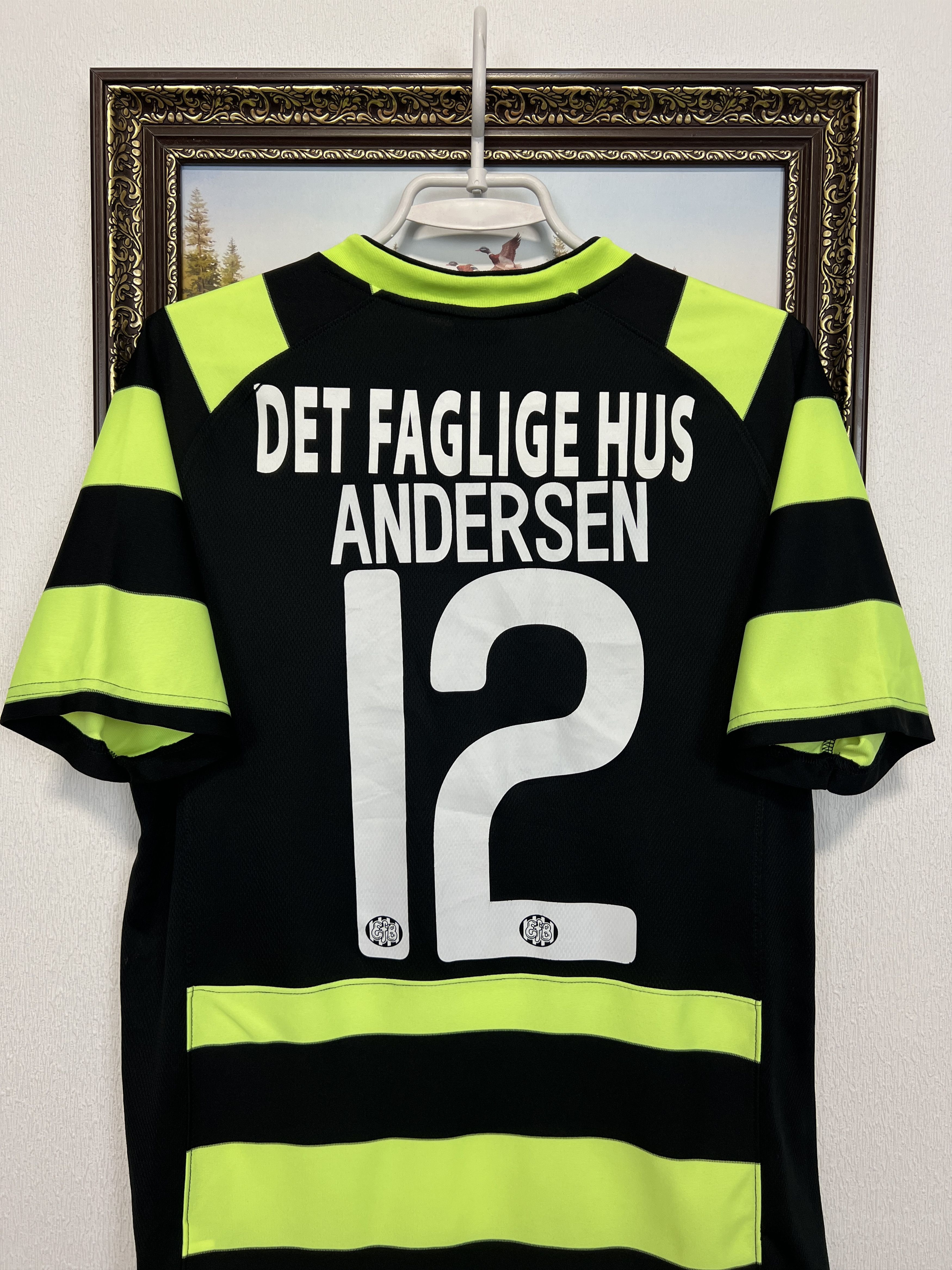 Nike Esbjerg Third Football Shirt Soccer #12 Andersen Jersey Size US S / EU 44-46 / 1 - 8 Thumbnail