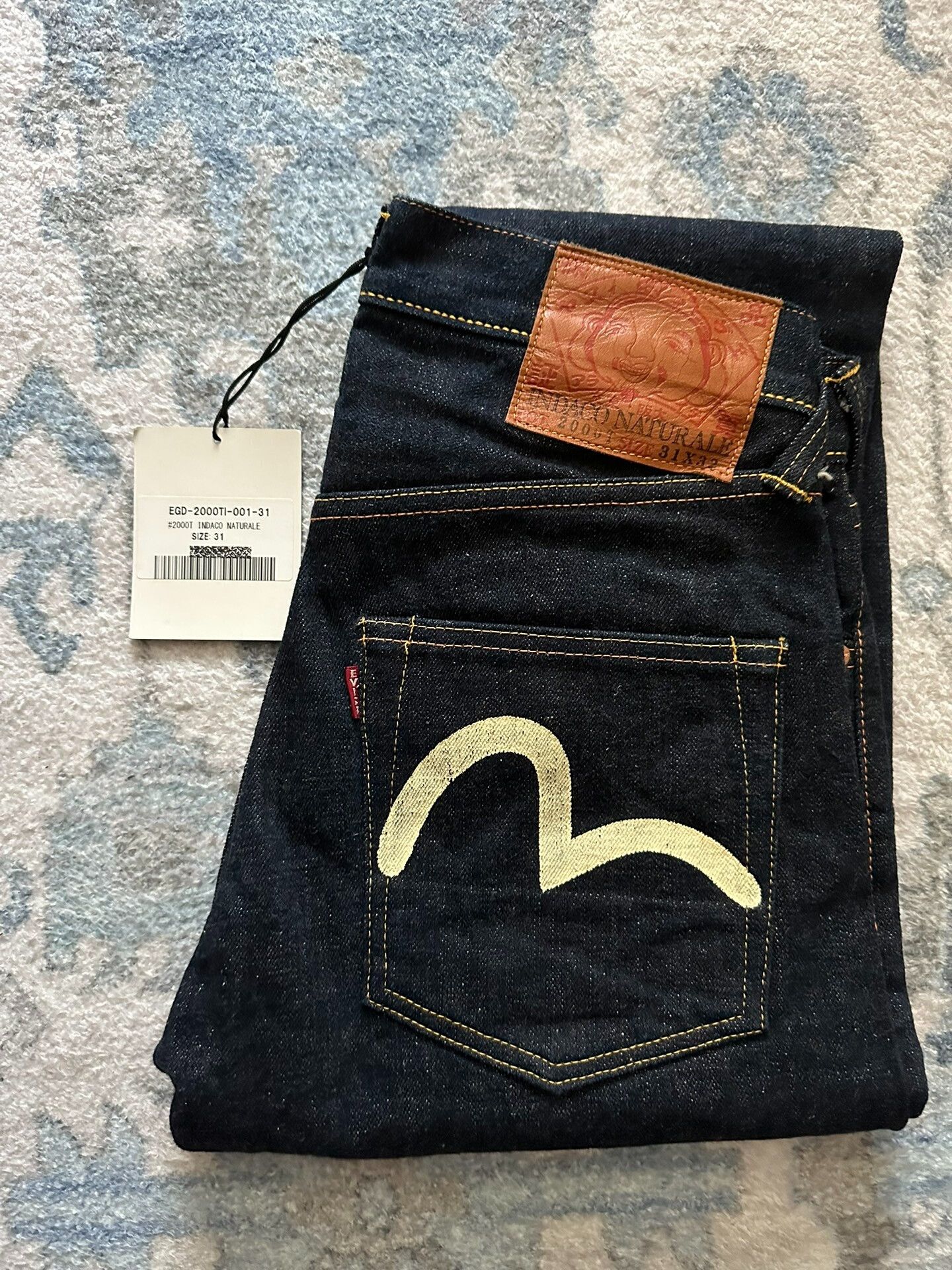 Evisu EVISU Natural Dye 2000T White Ears Size US 31 - 1 Thumbnail